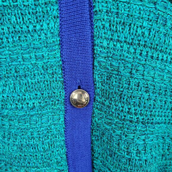 Lilly Pulitzer Tannery Sweater (Sweater Only) Cardigan Green Blue Size XL NEW - Picture 16 of 16